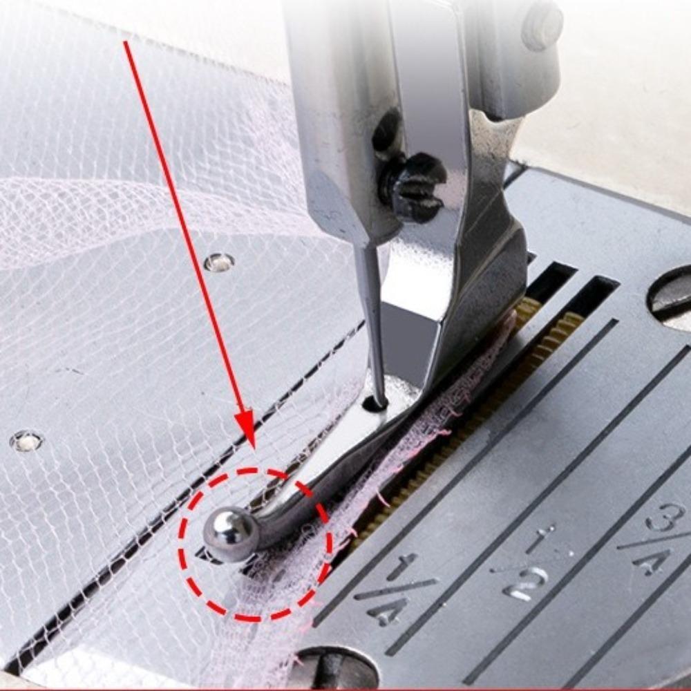 Steel Bead Sequin Press Foot Bead-free Sequin Special Presser Foot  for Wedding Dresses