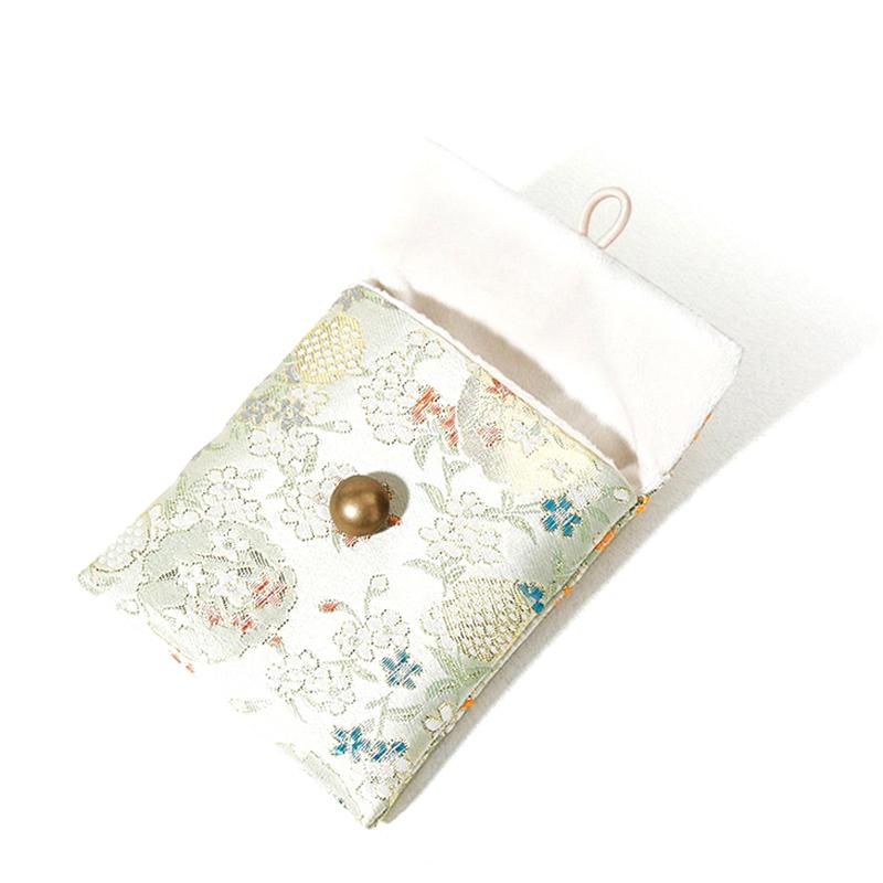 Látková Ručně šitá Taška Výšivková Kapsička Sáček na Šperky Dárková pro Ženy