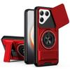 KEYSION Magnetic Phone Case for TECNO POVA 7 Ultra 5G 7 Pro Slide Camera Protection Upright Kickstand Ring Shockproof Back Cover