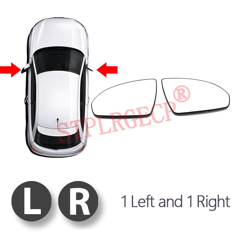For Smart Fortwo C451 A451 2007-2014 Car Left Right Rearview Side Wing Heated Clear Durable Mirror Glass Replacement