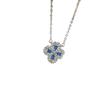 Hw Čtyřlístek Náhrdelník Dámský Vločka Kapky Vody Plný Diamantů Přívěsek Módní A Krásný Obrovský Jiskřivý Tvar Klíční kost Řetízek