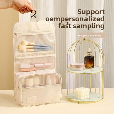 Gancio da Viaggio Borsa da Toilette Portatile Borsa da Lavaggio, Pochette per Trucco ad Alta Capacità e Resa Elevata, Borsa Cosmetica Multifunzionale per Viaggi