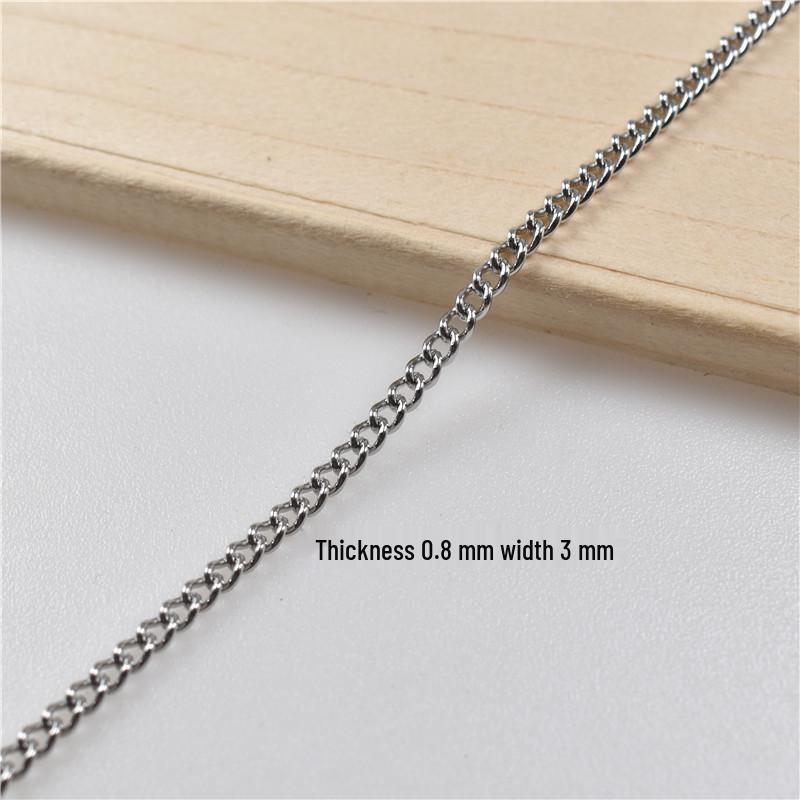 Nerezový kuličkový a osmičkový řetízek na klíče s boční visačkou (0.5-2.0mm) pro Zobrazení Plakátů.