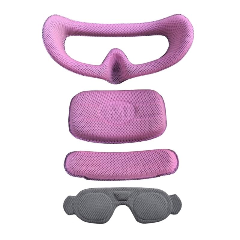 Pro brýle 3 Ochranný kryt Houbová pěnová podložka Prachotěsná podložka na oči Pěnový ochranný kryt čočky Náhradní podložka na obličej