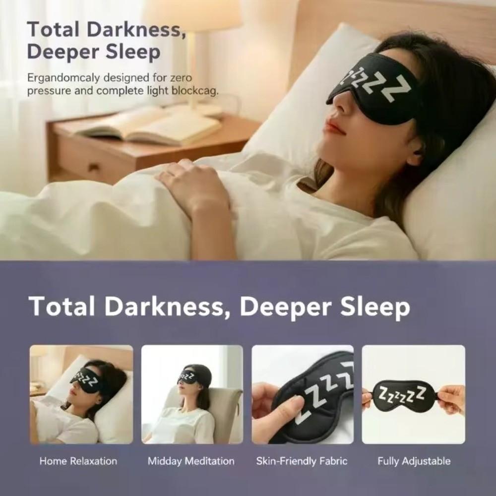 Light Blocking Sleep Mask Cartoon Pattern Sleeping Eye Mask New Eye Cover Travel Rest