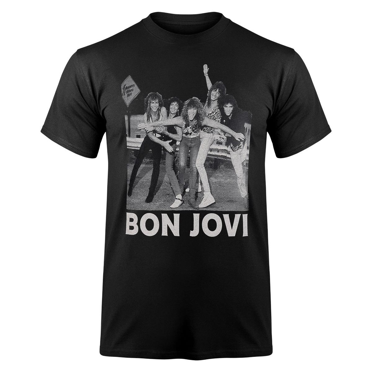 

BON JOVI PHOTO Band T-Shirt Men s and Women s Short Sleeve Retro Hip Hop Y2k Tops Trend Brand T-shirt Summer Men Streetwear 4XL