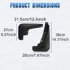 Black for Buick Envision S 2024-2025 Fender Mudflaps PP Splash Guard Mud Flaps Front and Rear Wheels Fender