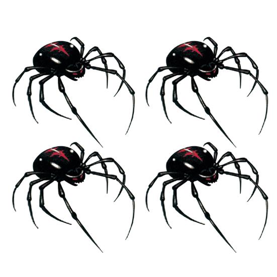 3D Spider Temporary Tattoo Stickers Waterproof Body Art for Neck Arm Back Realistic Spider Tattoo Stickers for Halloween Parties