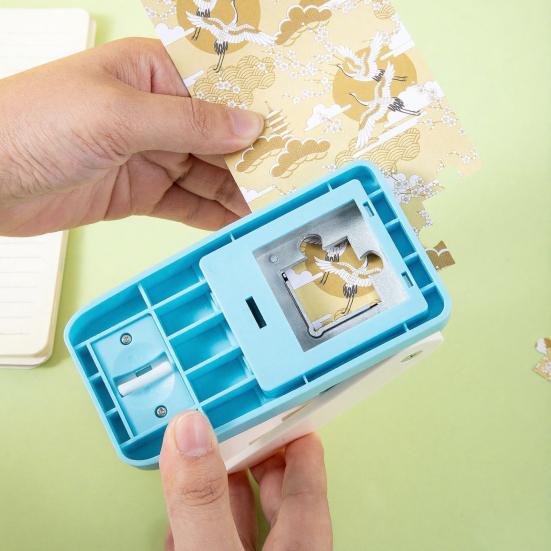 Index Tag Label Hole Punch Kids Adults Beginner DIY Scrapbook Paper Shape Puncher Decorative Arts Crafts Scrapbooking Handcraft Tool