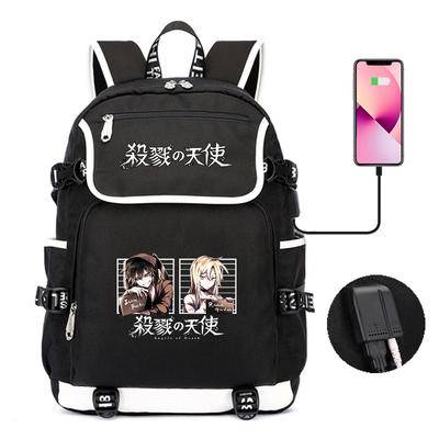 Anime Student School Bag Angels Of Death Peripheral Large Capacity Backpack