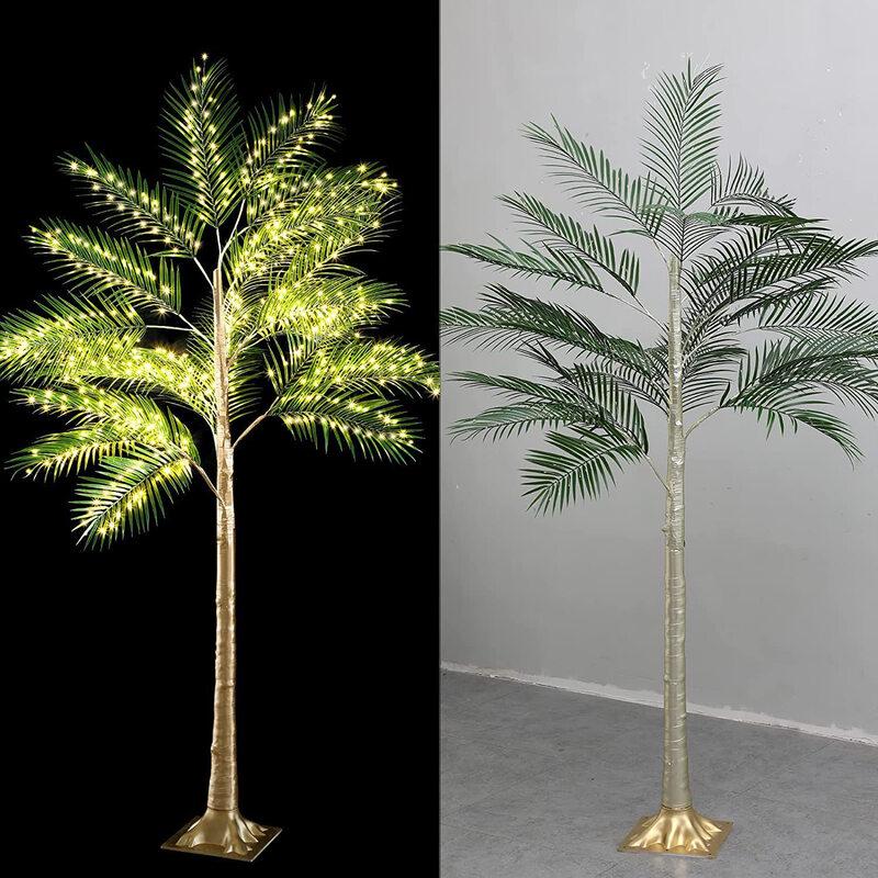 OEING Green Leaf LED Palm Coconut Tree Landscape Light