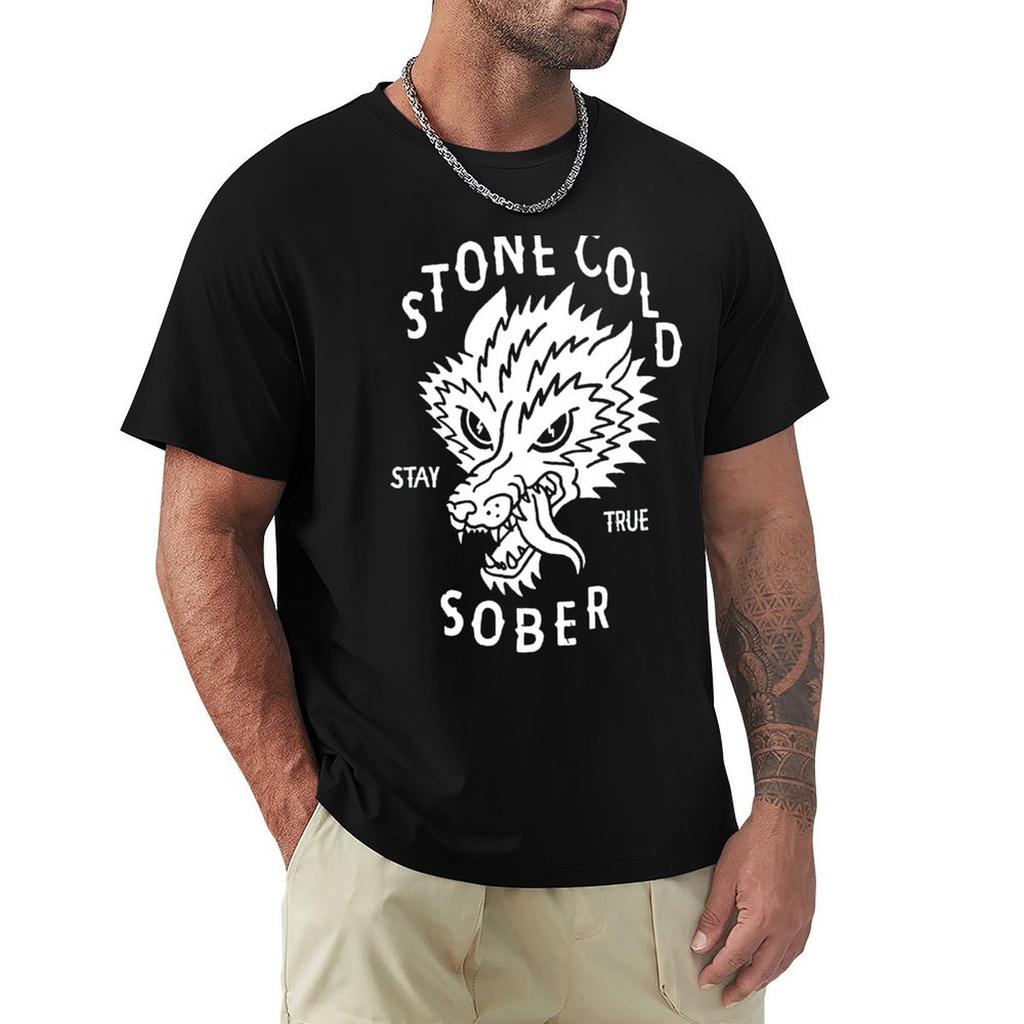 Stone Cold Sober Aa Na Recovery Tshirt Sweat Absorbing Sports Tee Shirt