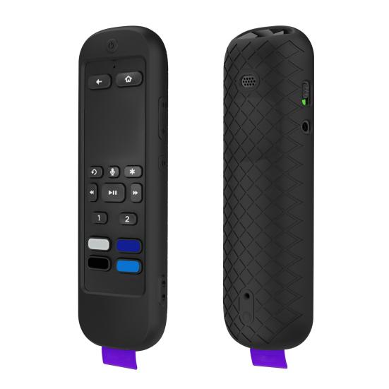 Protective Cover Comfortable Grip with Strap Stain-resistant Shockproof Anti-slip Texture Effective Protection No Yellowing Smart TV Remote
