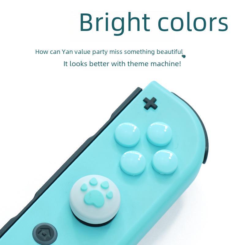 Ajitomo Cat Claw Joystick and Button Cap Stickers for Switch Joycon