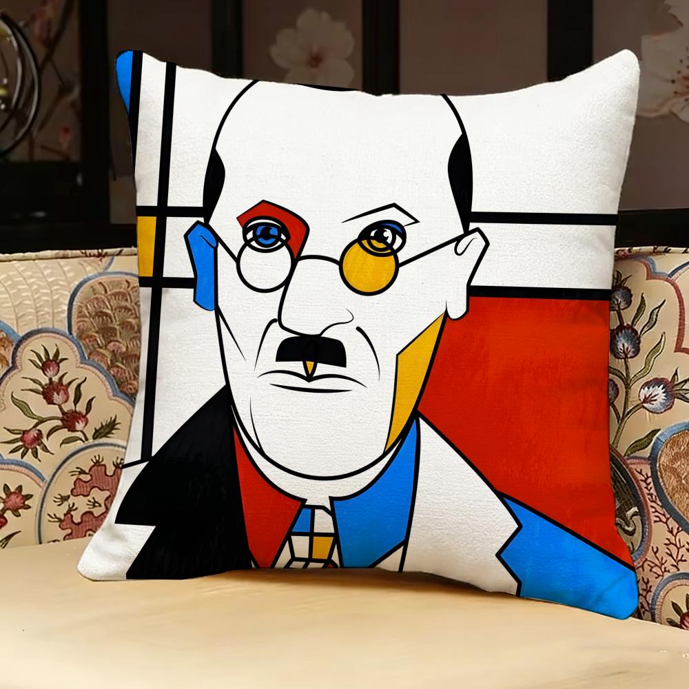 Piet M-Mondrian Art Pillow Case Pillowcase, Double-sided Printed, Sofa Cushion, Bedroom Headboard Pillow