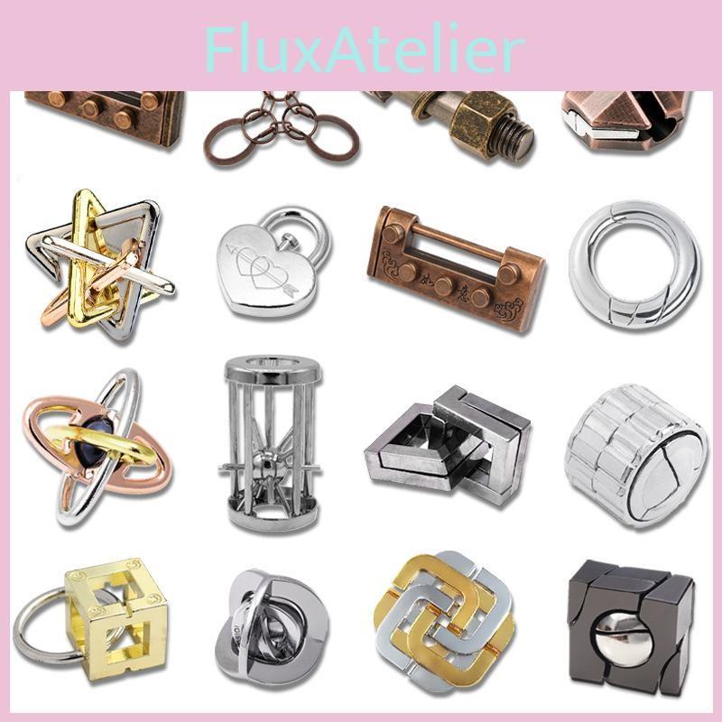 Kid Educational Puzzle Toy Luban Lock Alloy Logic Puzzle Chinese Classical Play
