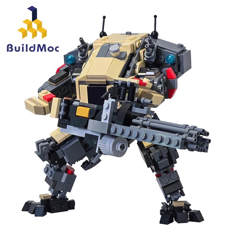 Buildmoc Titanfalleds Legion Titan Mech Robots Figures MOC Set Building Blocks Kits Toys for Children Kids Gifts 660PCS Bricks