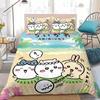 Cute Cartoon C-Chiikawa Duvet Cover Set Bedding Set Single Double Queen King Size Soft Microfiber Girls Kids Bedroom Decor Gift