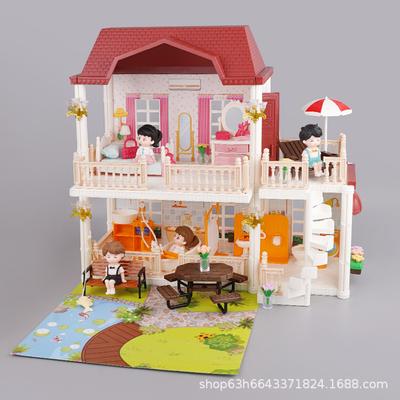 Play House Kids Toys Girl Princess Castle House Bedroom Bathroom Birthday Present Girl Doll House
