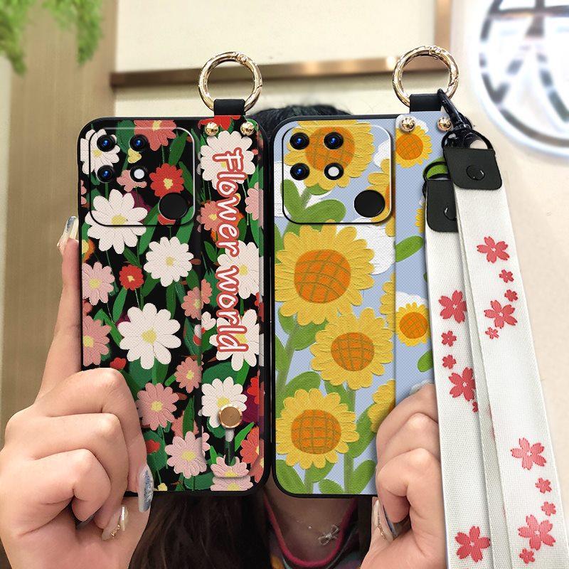 Ring Shockproof Phone Case For OPPO Realme Narzo 50A Back Cover Protective Dirt-resistant Anti-knock Soft case Anti-dust