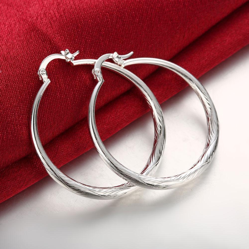 New Fashion Copper Plated Jewelry Women's Earrings Fashion Earhook Accessories Trendy  Big Hoop Earrings Cheap
