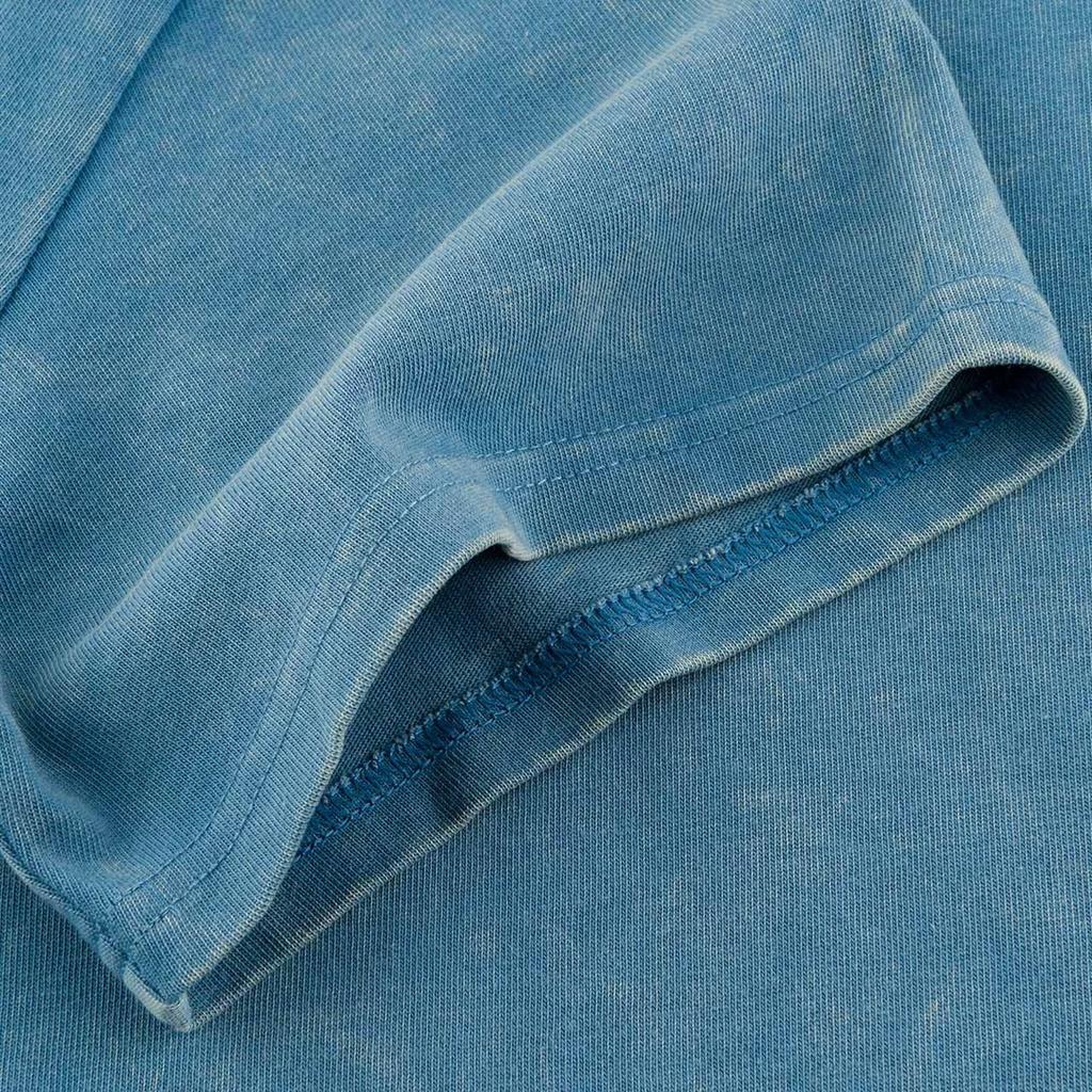 Vans Fashion Short Sleeve T-Shirt With Fun Print Women Tops Blue VN000NMRZY3