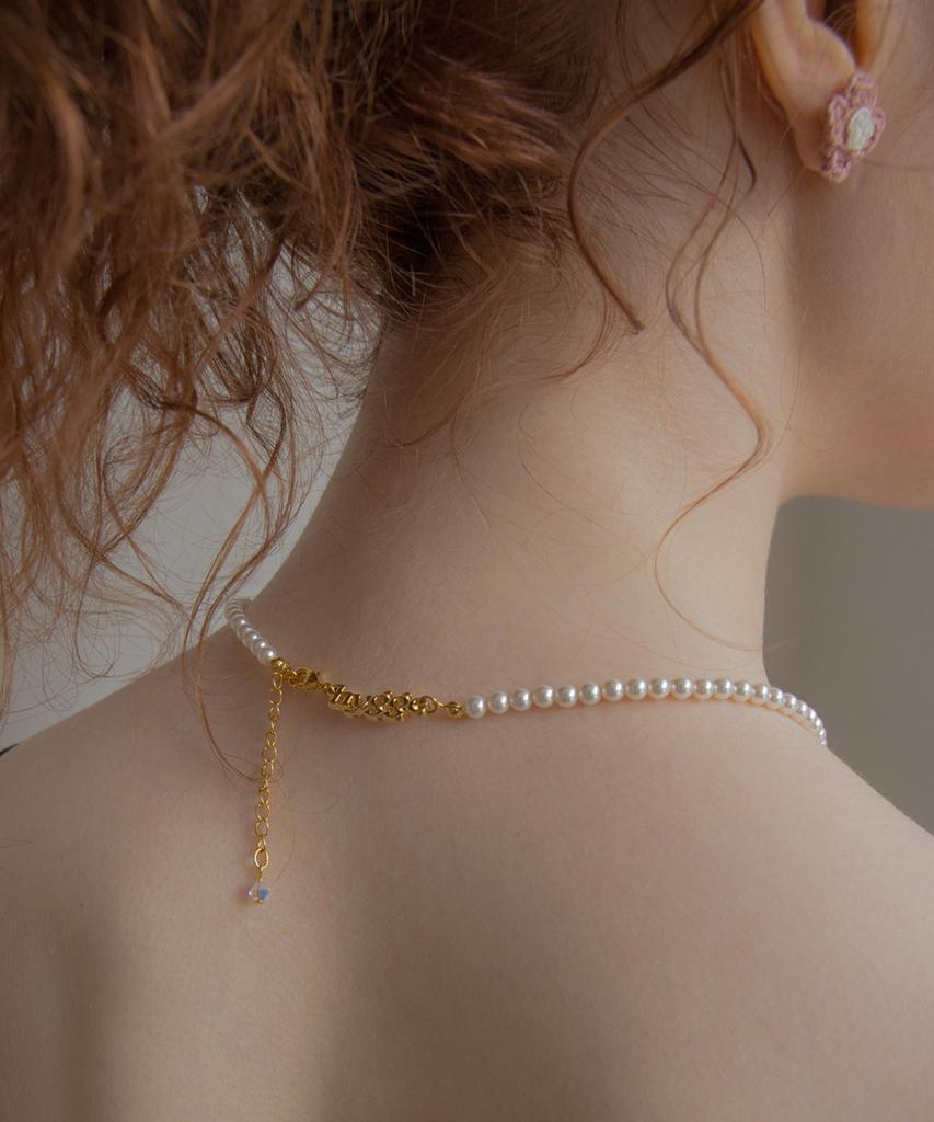 Merrymotive 5 Mini Pendant Pearl Necklace (A Type)