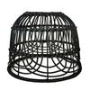 Vintage Simulated Rattan Lamp Cover Plastic Geometric Light Cover Pendant Light Cover  Living Room