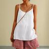 Cotton and Linen Camisole Loose and Versatile Top