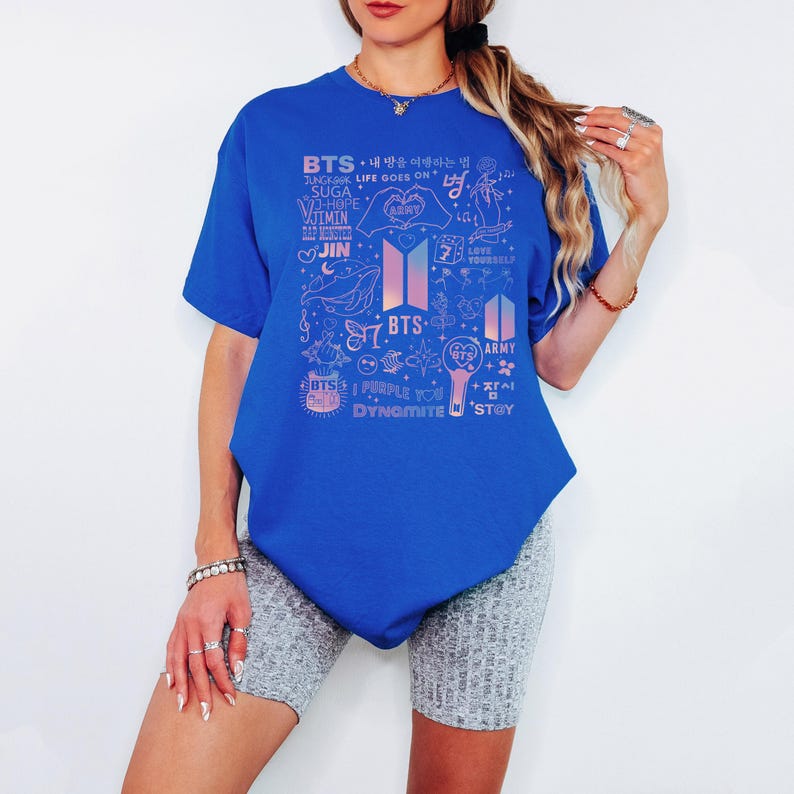 Bangtan Comeback 2026 Tričko - Kpop Dárek pro Army Muži Ženy Vintage Horní díl Hip Hop Streetwear Oversized Tričko s krátkým rukávem Ležérní oblečení