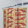 Tenda Doccia Tigre Carina Decorazione Bagno Animale Tema Giungla Tessuto Impermeabile Rivestimento Stile Rustico Vintage Arredamento Casa
