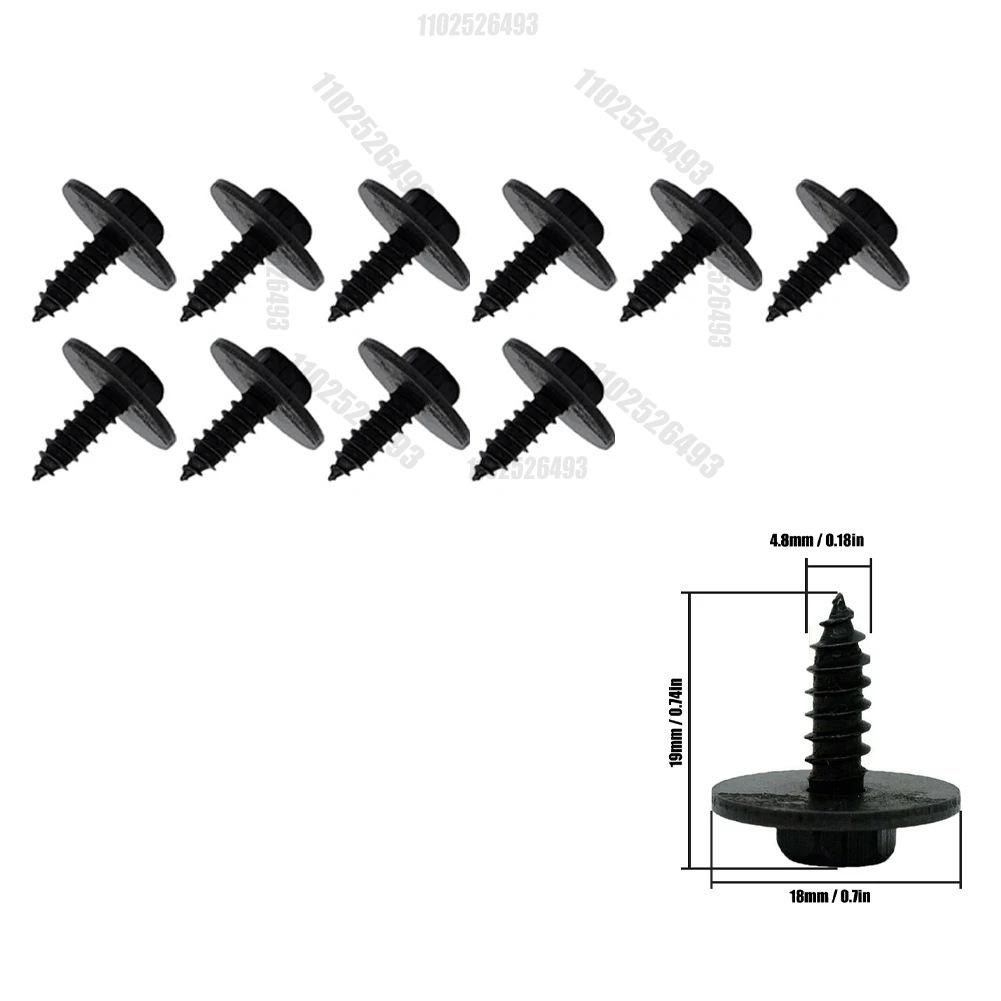 60pc U-Shape Metal Nut/Screw Washers for BMW E46 E92 E90 F10 Car Fender Bumper Cross Head Screws Engine Guard Clip Chassis Sheet