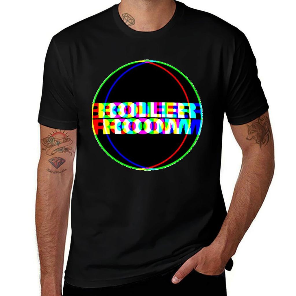 Room Color I Glitch Boiler TShirt Work Wear Simple Tee Shirt
