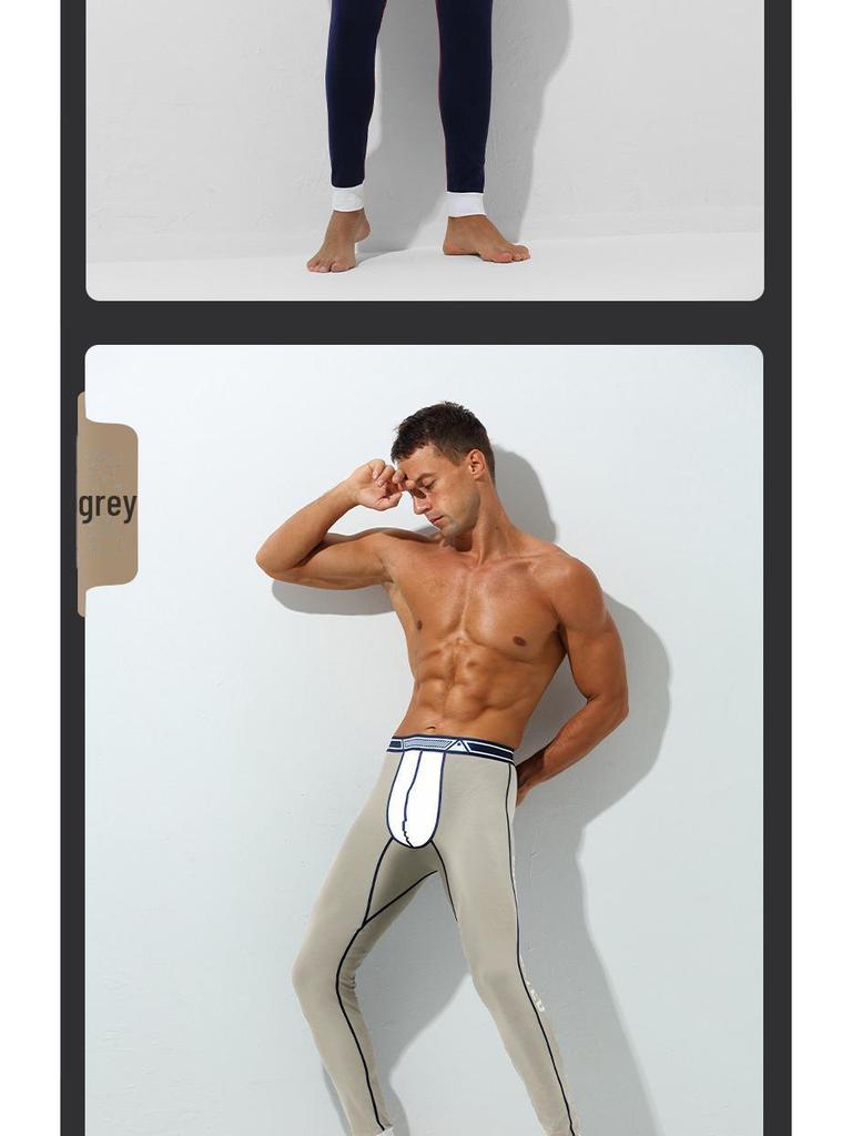 Men's Thin Cotton Wool Trousers: Warm Autumn & Winter Inner Wear Trend