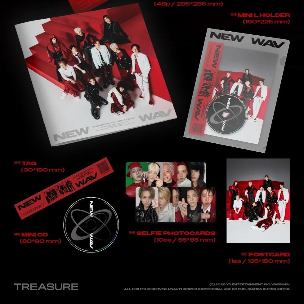 TREASURE NEW WAV 4th Mini Album