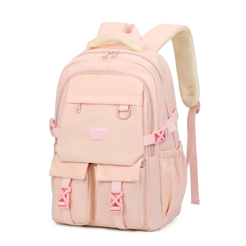 Μονοχρωμο Πολυλειτουργικό Σακίδιο Πλάτης Μεγάλης Χωρητικότητας Μαθητική Τσάντα Σχολείου