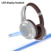 Retro Style Foldable Over-Ear Bluetooth Headphones with Digital Display | Heavy Bass | Wireless Sports Accessory