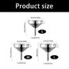 Metal Pouring Tool with Filter Insert for Bottles and Jars, Kitchen Filling Aid for Oil, Sauce, and Juice for Daily Use