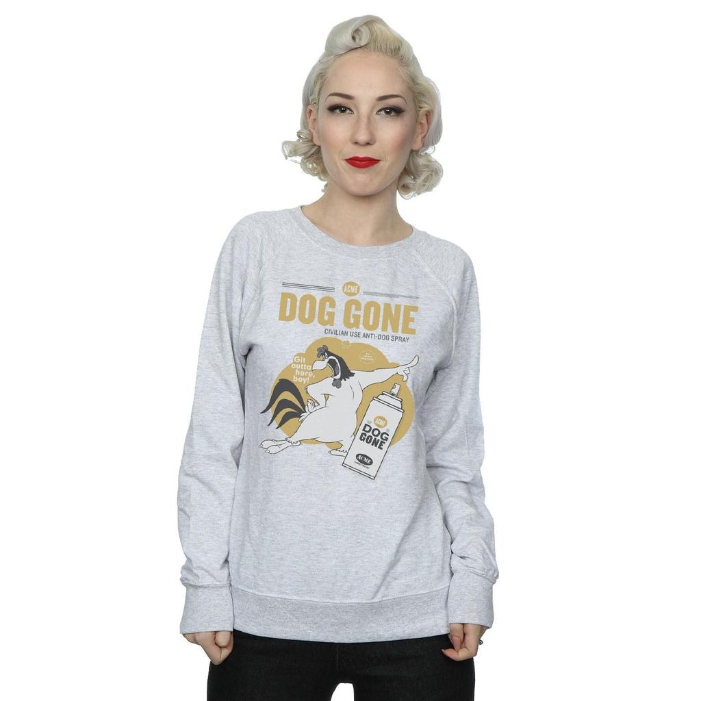 Looney Tunes Damen/Damen Foghorn Leghorn Dog Gone Sweatshirt