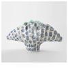 Abstract Ceramic Handicrafts Pleated Flowerpot Shell Vase Wavy Flower Vase Flower Arrangement Home Decoration Accessories