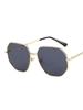 Oversized Round Sunglasses Women Men Steampunk UV400 Polygons Eyewear For Driving Outdoor Sun Shades