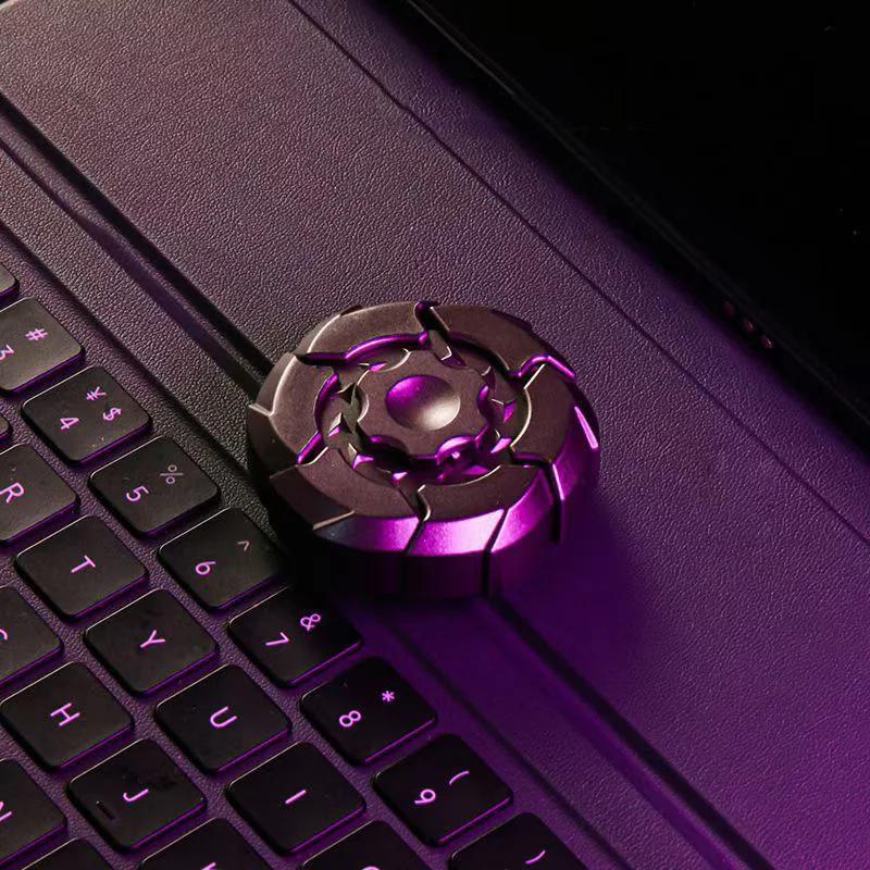 Silent Spinning Gyro Toy Magnetic 360° Rotating Gyroscope with Fluid Bearings Stress Relief Sensory Fidget Toy for Adults