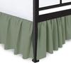 Silentnight Egyptian Cotton Ruffled Bed Skirt Ð 800 Thread Count Dust Ruffle with Split Corners