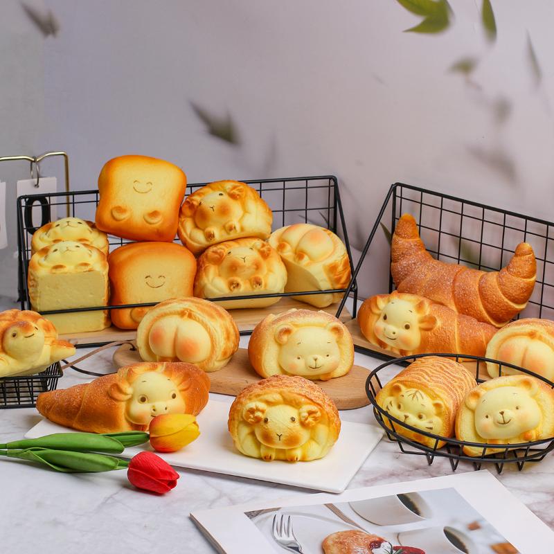 Slow Rebound Cake Dessert Wedding Party Decoration Ornaments Cake Decoration Simulation Cake Model Relieve Stress Toy