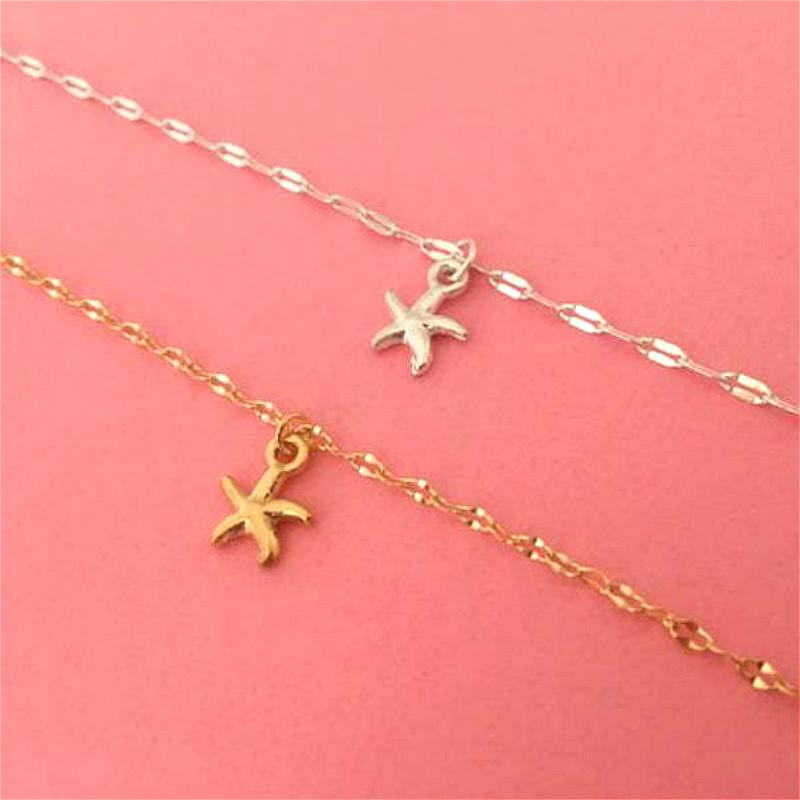 Star Anklet Bracelet On The Leg Fashion Summer Beach Foot Jewelry