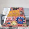 Hockey Heated Rivalry Hollanov Flanell-Decken Lustige Überwurfdecken für Zuhause Hotel Sofa 150*125cm Steppdecke