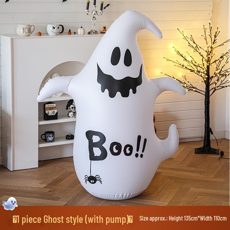 Halloween Haunted House Outdoor Inflatable Pumpkin Ghost Decoration Props