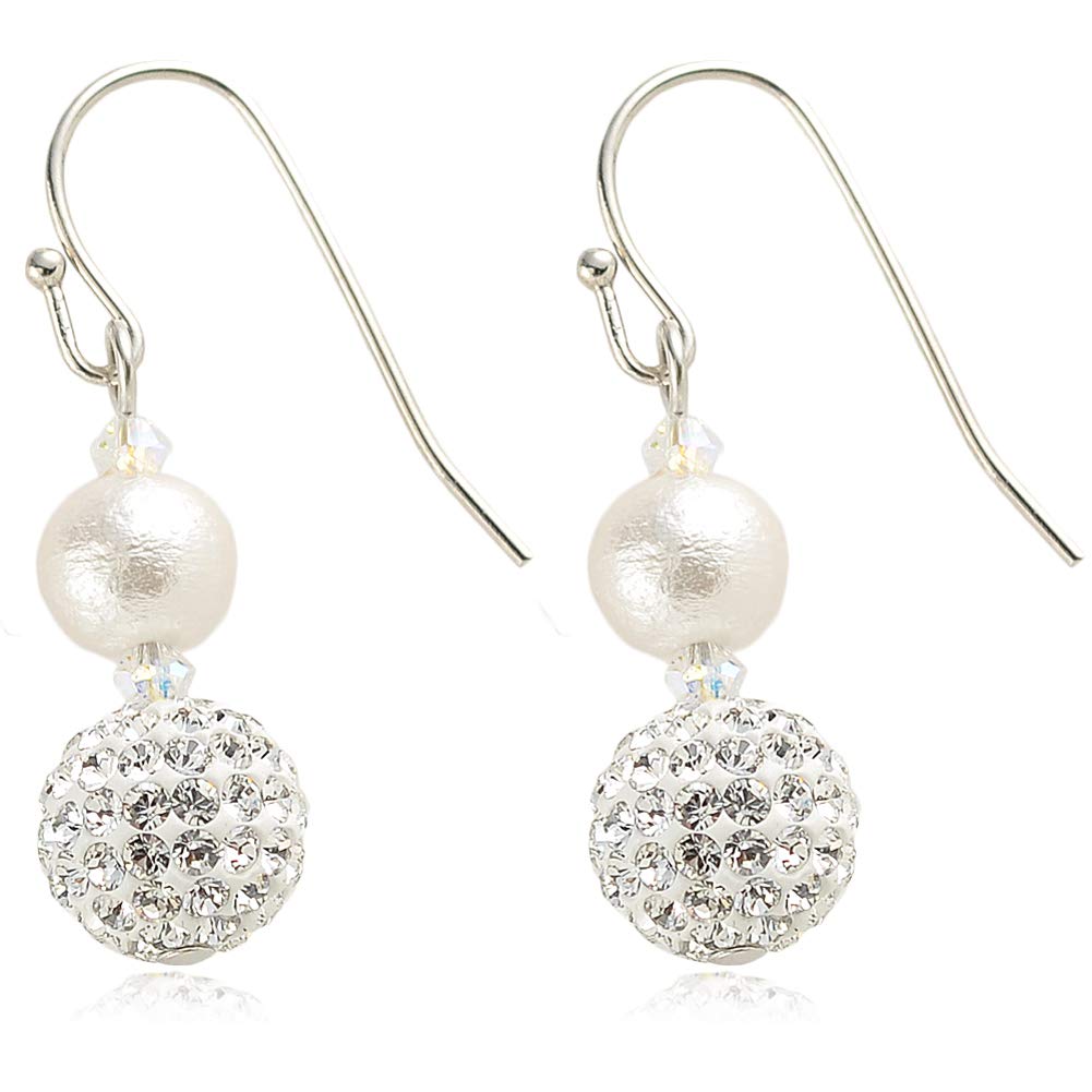 

Сережки Pave Ball Cotton Pearl Earrings Made in Japan [R-days Daikanyama] & Snowman (Сережки)