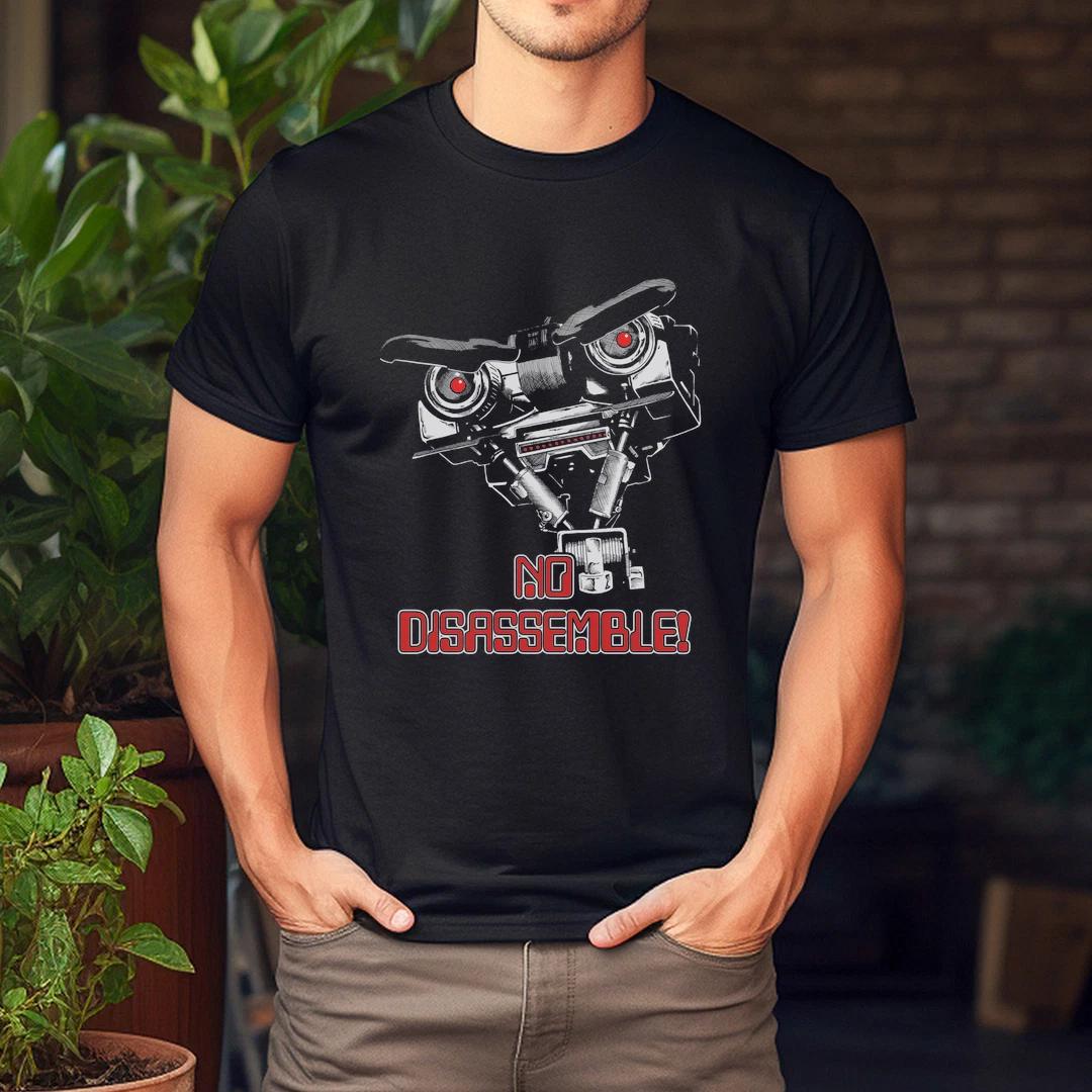 No Disassemble Johnny Five T-Shirt XL