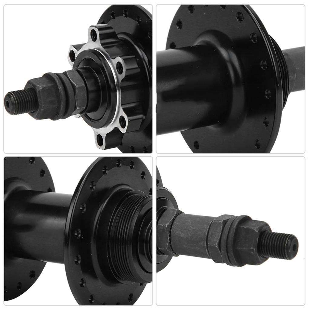 Aluminum Alloy Mountain Bike Hub Bearing Bicycle Hub Axle Replacement Fittings KitLong